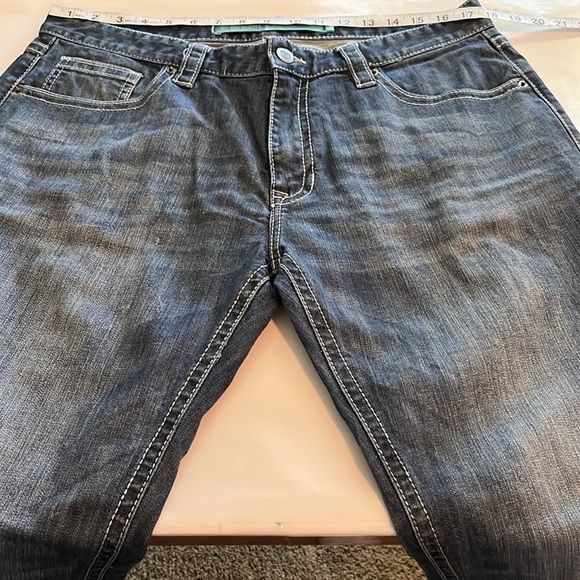 Rock & Roll Denim Revolver Straight Slim Size 36 x 30 - Picture 4 of 16